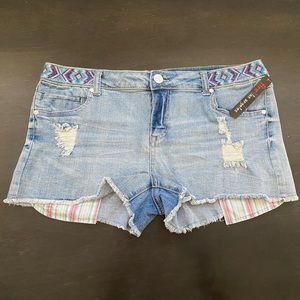 Fire Los Angeles Jean Shorts Juniors Sz 13